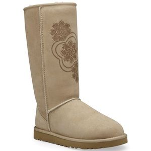 Cute Kimono flower tall Uggs